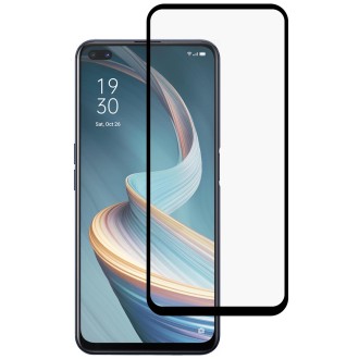 For OPPO Reno4 Z 5G Full Glue Full Screen Tempered Glass Film