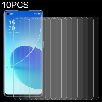 For OPPO Reno6 Pro 5G / Reno6 Pro+ 5G / Reno6 Pro 5G Snapdragon / Reno7 Pro 5G 10 PCS 0.26mm 9H 2.5D Tempered Glass Film