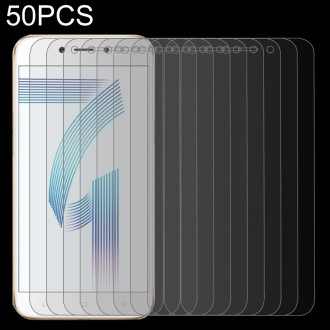 50 PCS 0.26mm 9H 2.5D Tempered Glass Film For OPPO A71