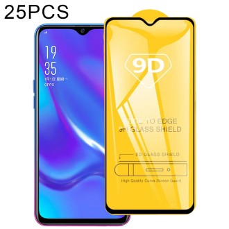 25 PCS 9D Full Glue Screen Tempered Glass Film For OPPO RX17 Neo