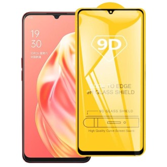 For OPPO A91 9D Full Glue Full Screen Tempered Glass Film