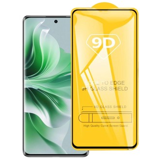 For OPPO Reno11 China 9D Full Glue Screen Tempered Glass Film