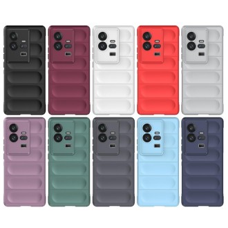 For vivo iQOO 11 Pro 5G Magic Shield TPU + Flannel Phone Case(Grey)