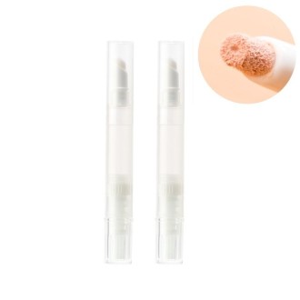 5 PCS Liquid Foundation Small Sample Refilling Pen Travel Portable Rotary Vacuum Refilling Bottle Specification： Flocking Type