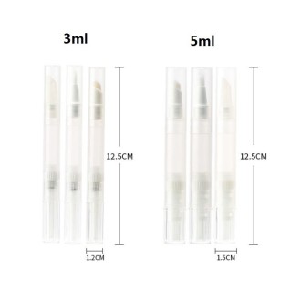 5 PCS Liquid Foundation Small Sample Refilling Pen Travel Portable Rotary Vacuum Refilling Bottle Specification： Flocking Type