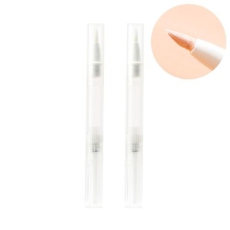 5 PCS Liquid Foundation Small Sample Refilling Pen Travel Portable Rotary Vacuum Refilling Bottle Specification： Brush Type/3m