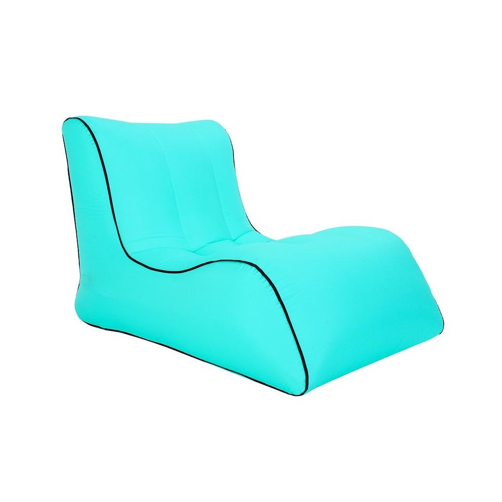 BB1803 Foldable Portable Inflatable Sofa Single Outdoor Inflatable Seat, Size: 90 x 70 x 65cm(Lake Green)