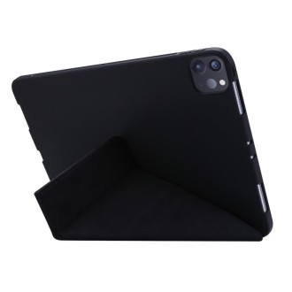 For iPad Pro 11 (2020) TPU Horizontal Deformation Flip Leather Tablet Case with Holder (Black)