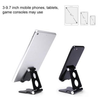 ROOSTAND R2 Aluminum Alloy Mobile Desktop Tablet Bracket Double Folding Lazy Artifact, Size: 6.4x7x9cm(Champagne Gold)