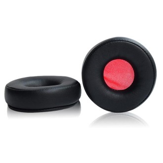 2 PCS Headphone Sponge Cover Headphone Leather Cover For Jabra Revo Wireless, Colour: Black Red Net