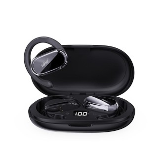 Hileo Hi92 LED Display TWS Wireless Bluetooth IPX5 Waterproof Noise Reduction Earphone(Black)