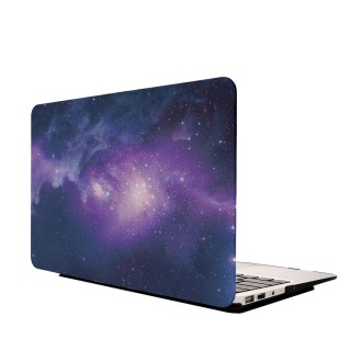 For Macbook Air 11.6 inch Starry Sky Patterns Apple Laptop Water Decals PC Protective Case(Blue)