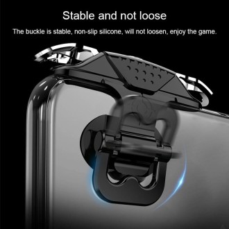 Mini Eating Chicken Mobile Phone Trigger Shooting Controller Handle Auxiliary Button (Black)