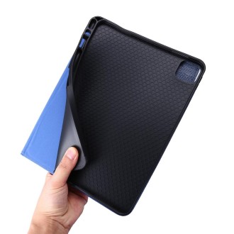 For iPad Pro 11(2020) Horizontal Flip TPU + Fabric PU Leather Protective Tablet Case with Name Card Clip(Black)