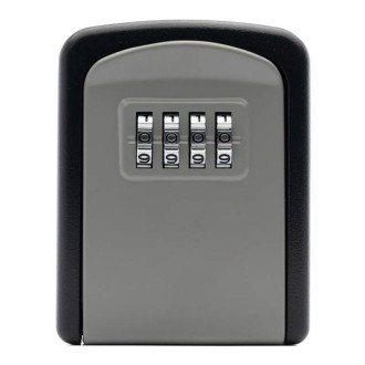 G9 4-digit Password Aluminum Alloy Key Storage Box(Grey)