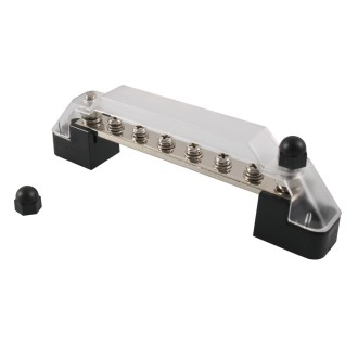 A7470-02 6 Way Power Distribution Block 4 x M6 Terminal Studs with 2 Fixing Screws