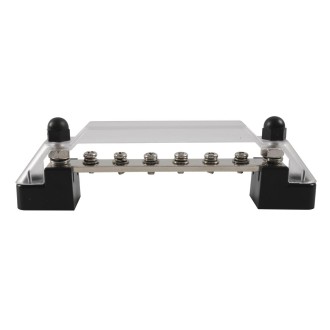 A7470-02 6 Way Power Distribution Block 4 x M6 Terminal Studs with 2 Fixing Screws