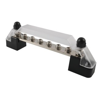 A7470-02 6 Way Power Distribution Block 4 x M6 Terminal Studs with 2 Fixing Screws