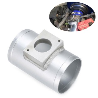 63mm XH-UN601 Car Modified Engine Air Flow Meter Flange Intake Sensor Base for Mitsubishi Lancer