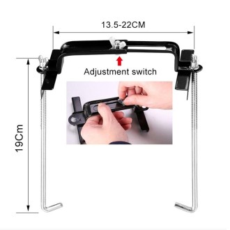 Car Universal Battery Bracket Adjustable Battery Fixed Holder + Base Tray, Size:34.5cm Base + 19cm Bracket