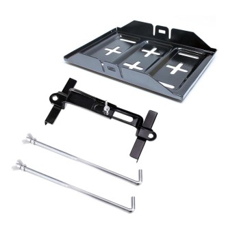 Car Universal Battery Bracket Adjustable Battery Fixed Holder + Base Tray, Size:34.5cm Base + 19cm Bracket