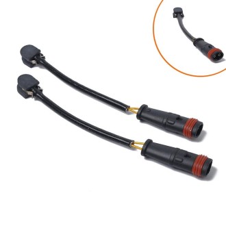 2 PCS Car Front Rear Brake Pad Sensor Cable 1715400617 for Mercedes-Benz R230 2001-2012 / W221 2005-