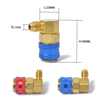 Car Air Conditioning Fluorine 90 Degree Quick Joints