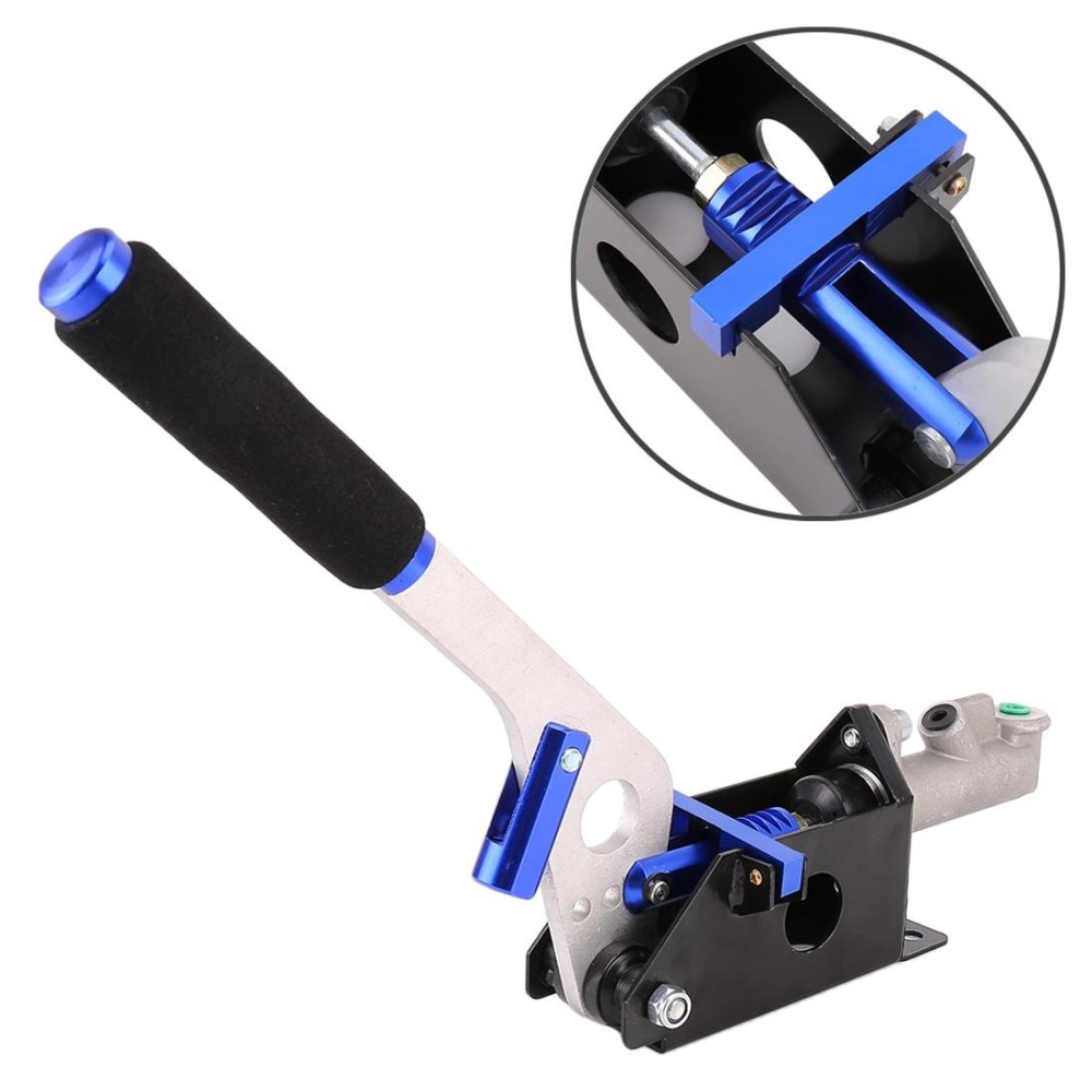 Car Modification Racing Hydraulic Drift Handbrake Short Straight Handle(Blue)