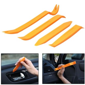 4 in 1 Car Audio System Dashboard Door Panel Removal Tools Kit(Orange)