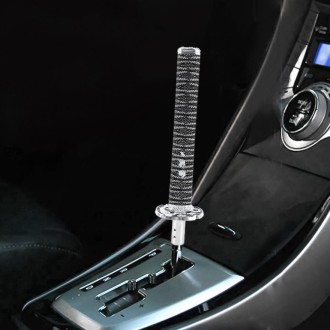 Universal Samurai Shape Manual or Automatic Gear Shift Knob, Length: 31.5cm (Silver)