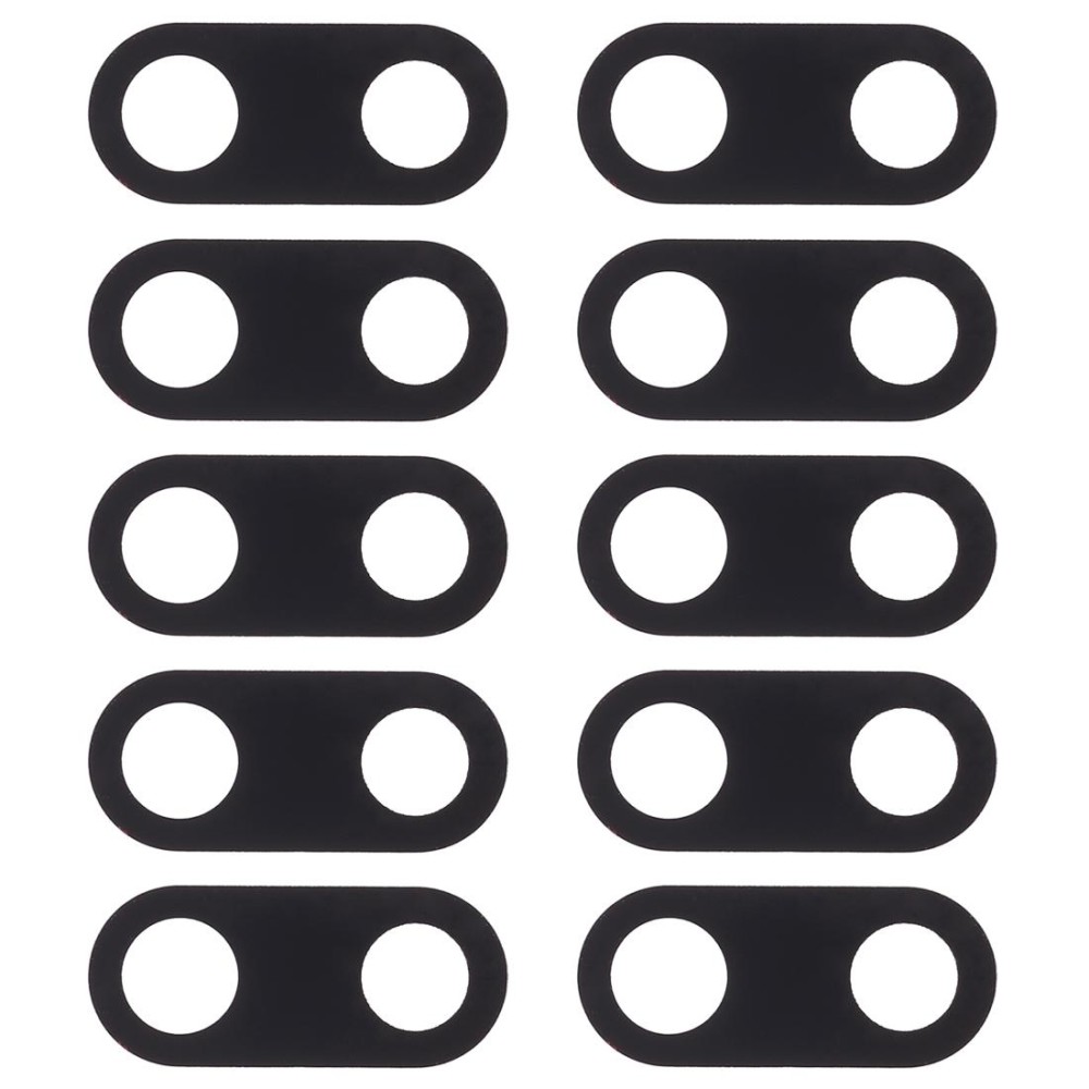 10 PCS Back Camera Lens Cover for Nokia 3(Black)