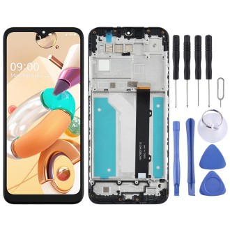 TFT LCD Screen for LG K41s LMK410EMW, LM-K410EMW, LM-K410 with Digitizer Full Assembly0(Black)