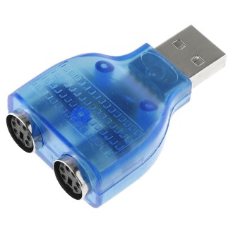 USB Male to PS/2 Female Adapter for Mouse / Keyboard