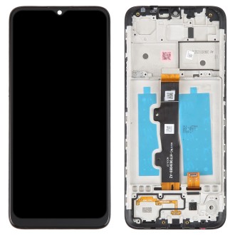 Original LCD Screen For Motorola Moto E7 Digitizer Full Assembly With Frame