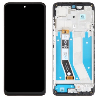 Original LCD Screen For Motorola Moto G73 Digitizer Full Assembly With Frame