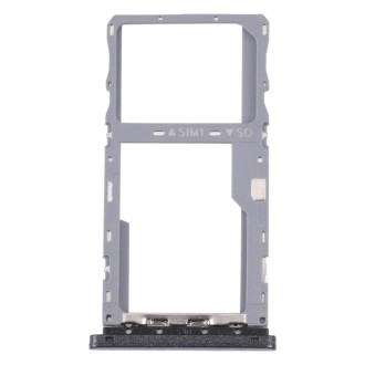 For Alcatel 1V 2020 5007 5007Z 5007W 5007U SIM Card Tray + Micro SD Card Tray (Grey)