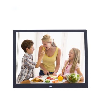 15-inch Digital Photo Frame Electronic Photo Frame Ultra-narrow Side Support 1080P Wall-mounted Advertising Machine, US/EU/UK Pl