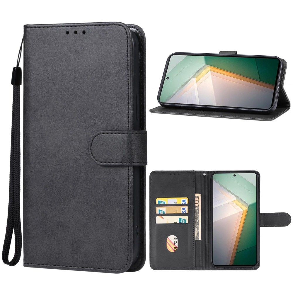 For vivo iQOO 11 Pro Leather Phone Case(Black)