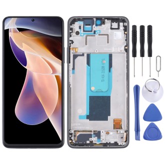 Original LCD Screen and Digitizer Full Assembly with Frame for Xiaomi Redmi Note 11 Pro China/Redmi Note 11 Pro+ 5G/11i/11i Hype