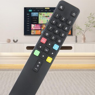 For TCL TV Remote Control  ARC801L RC801LDCI1 49p3 55p3, Etc.(Black)