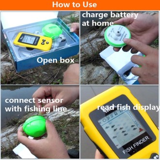 TL86 Portable Wireless Color Screen Fishing Device Fishfinder