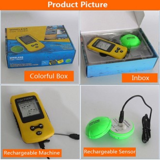 TL86 Portable Wireless Color Screen Fishing Device Fishfinder