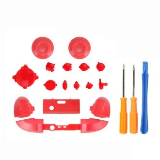 For Xbox Series X Controller Thumbstick LB RB Bumpers Trigger Buttons With Screwdriver Accessories(Red)