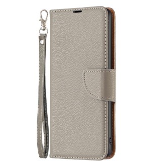 For Xiaomi Redmi Note 13 Pro 5G Litchi Texture Pure Color Leather Phone Case(Grey)