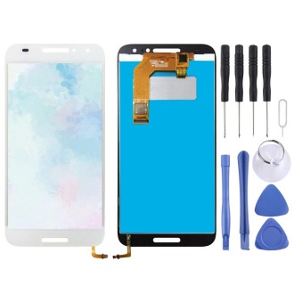 OEM LCD Screen for Alcatel A3 5046 / 5046D / 5046X / OT5046 with Digitizer Full Assembly (White)