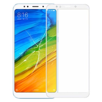 Front Screen Outer Glass Lens with OCA Optically Clear Adhesive for Xiaomi Redmi 5 Plus(White)