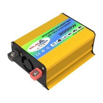 Tang I Generation 12V to 110V 3000W Modified Square Wave Intelligent Car Power Inverter with Dual USB(Yellow)