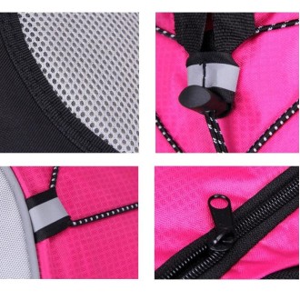 Outdoor Sports Mountaineering Cycling Backpack Water Bottle Breathable Vest(Pink)