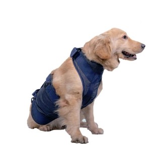 Pet Leash Senior Dogs Walking Aids Chest Harness, Size: XS(Dark Blue)