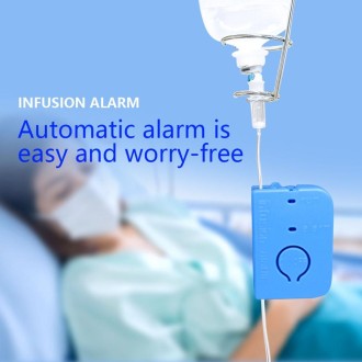 5 PCS BJYSY-001 Infusion Reminder Alarm Sensor Monitor Hospital Security(Blue)